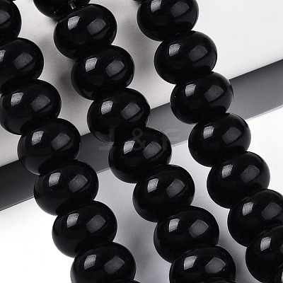 Natural Obsidian Beads Strands G-T144-33-1