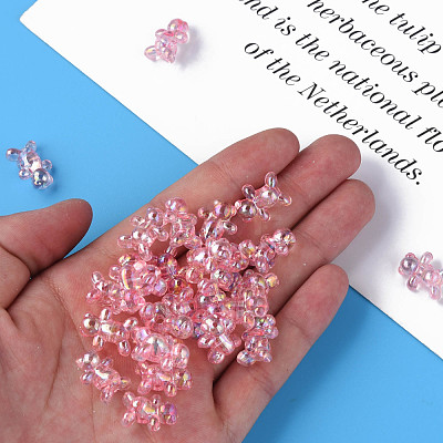 Transparent Acrylic Beads MACR-S154-127-C09-1