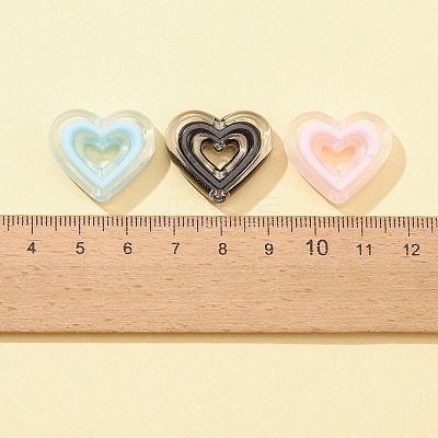 20Pcs 5 Colors Acrylic Beads SACR-FS0001-21-1