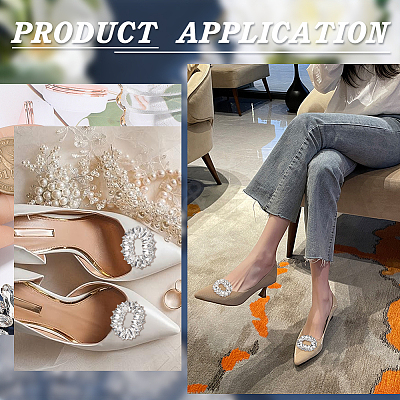 Alloy Rhinestone Shoe Decoration FIND-GF0006-01C-P-1