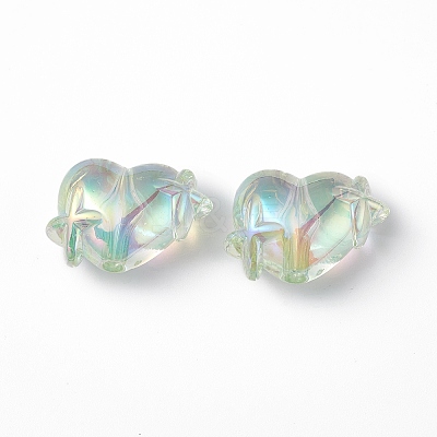Transparent Acrylic Beads OACR-B005-01H-1