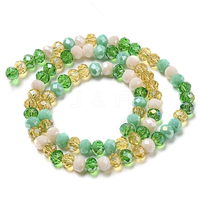 Glass Beads Strands EGLA-A034-M6mm-51-1