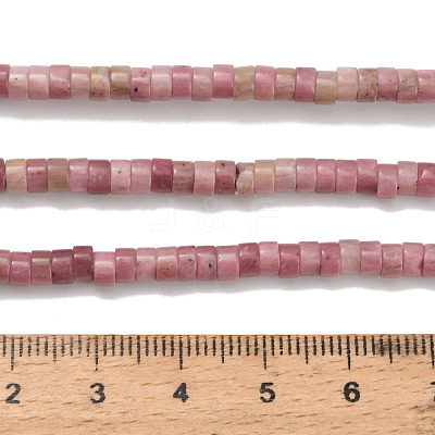 Natural Rhodonite Beads Strands G-Z110-A08-2x4mm-1