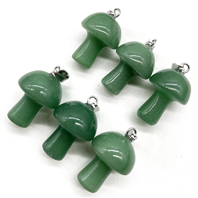 Natural Green Aventurine Pendants FIND-SZC0010-540-1
