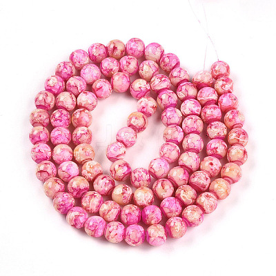 Baking Paint Glass Beads X1-DGLA-N003-10mm-A01-1