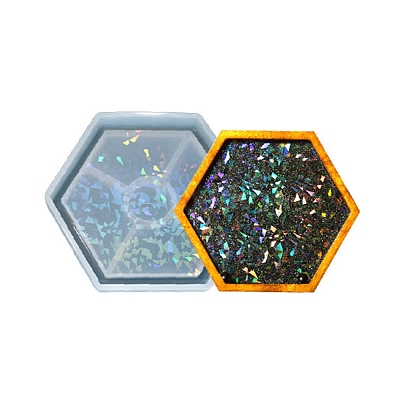Silicone Laser Effect Cup Mat Molds DIY-C061-03A-1