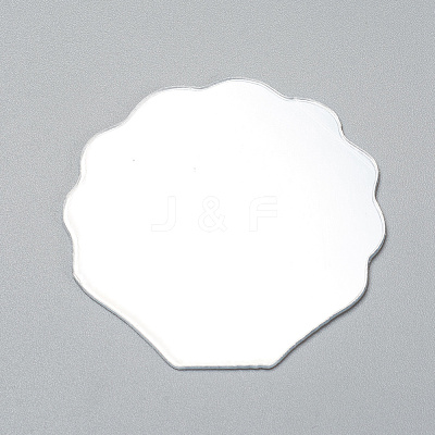 Shell Shape Mirror DIY-WH0170-50-1