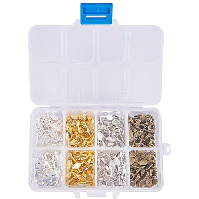 Brass Glue-on Flat Pad Bails PALLOY-PH0012-09-1