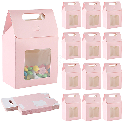 Rectangle Paper Gift Boxes with Clear Window CON-WH20003-02B-1