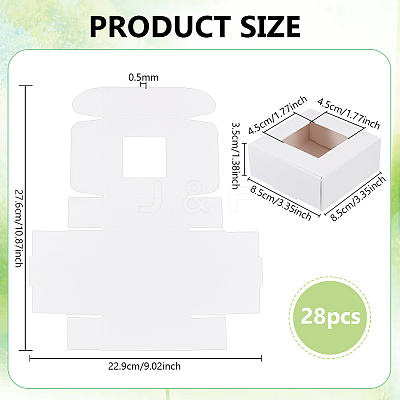 Paper Gift Storage Box CON-WH0001-27A-01-1