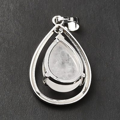 Natural Quartz Crystal Pendants G-B033-04P-20-1