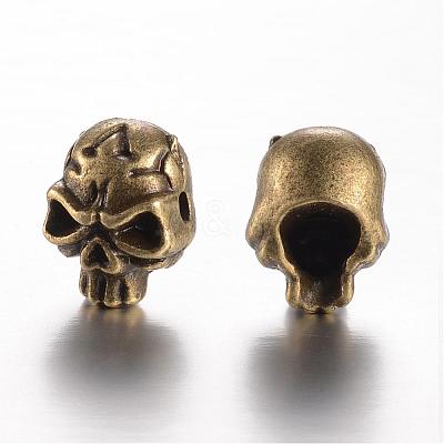 Tibetan Style Alloy Beads PALLOY-P105-01-1