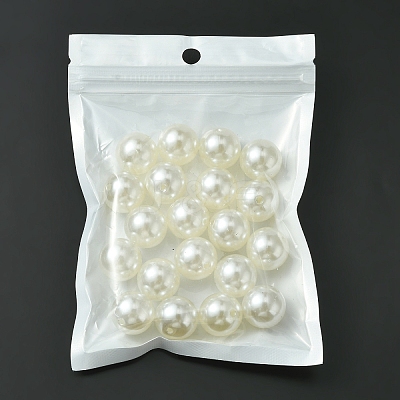 ABS Plastic Imitation Pearl Beads MACR-YW0002-18mm-82-1
