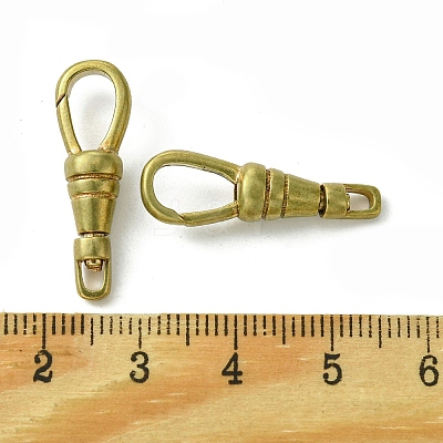 Brass Lobster Claw Clasps KK-D099-01C-C-1