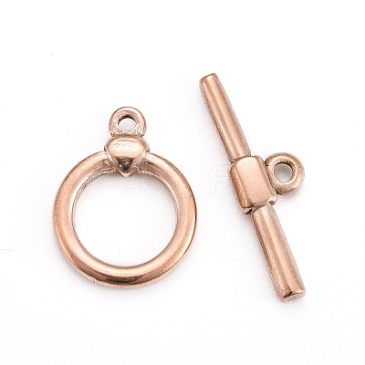 Ion Plating(IP) 304 Stainless Steel Toggle Clasps STAS-D142-04A-RG-1