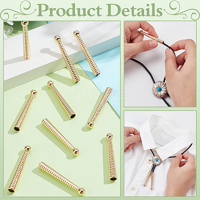 20Pcs Alloy Cord Ends FIND-NB0005-35G-1