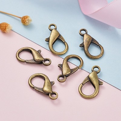 Zinc Alloy Lobster Claw Clasps E107-AB-1