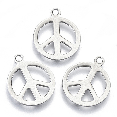 Non-Tarnish 201 Stainless Steel Charms STAS-R116-072-1