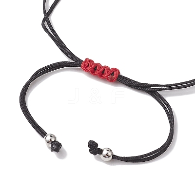 Horse Eye Glass Seed Beaded Link Bracelet Sets BJEW-MZ00074-01-1
