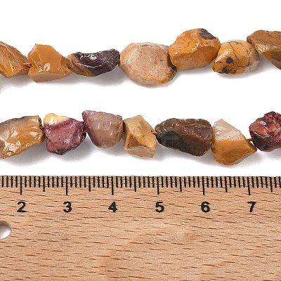 Raw Rough Natural Mookaite Beads Strands G-M453-D15-1