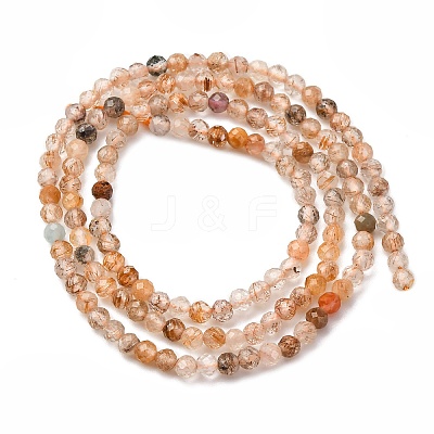 Natural Rutilated Quartz Beads Strands G-D314-A01-2mm-1