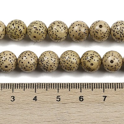 Natural Rudraksha Bodhi Seed Beads Strand WOOD-B010-C03-9mm-1