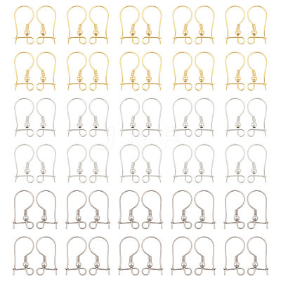 60Pcs 6 Styles 316 Surgical Stainless Steel Earring Findings STAS-CA0002-20-1