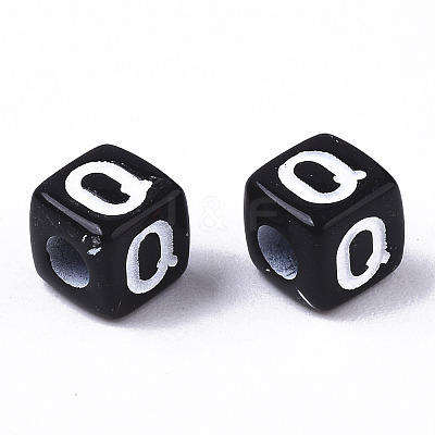 Opaque Acrylic Beads LS-SACR-N002-01Q-1