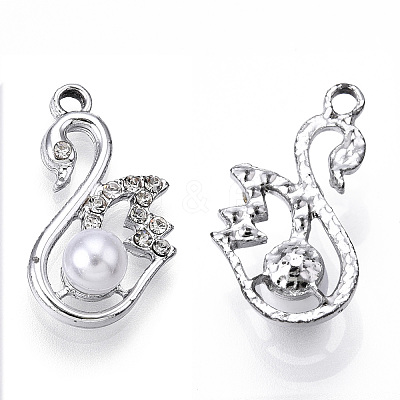 Alloy Crystal Rhinestone Pendants ALRI-H004-13P-1