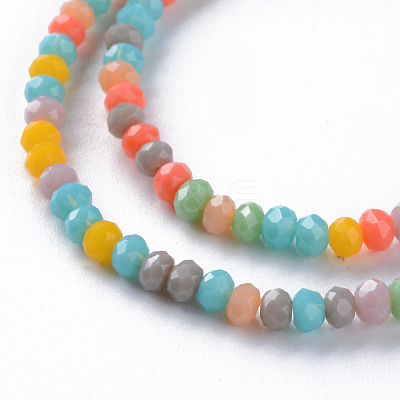 Opaque Glass Beads Strands GLAA-T006-09-B01-1