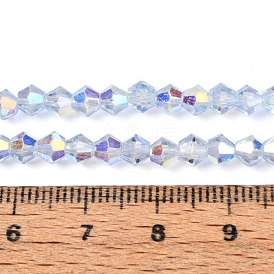 Transparent Glass Beads Strands EGLA-N021-4mm-01-1
