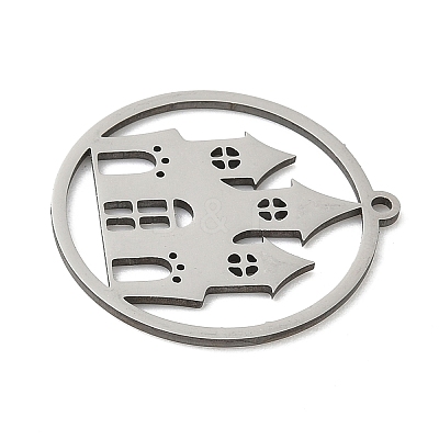201 Stainless Steel Pendants STAS-G366-02P-03-1