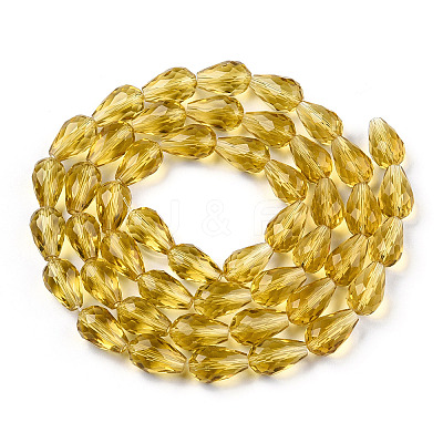 Glass Beads Strands X-GLAA-R024-15x10mm-17-1