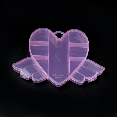 Wholesale Heart Shaped Plastic Bead Container