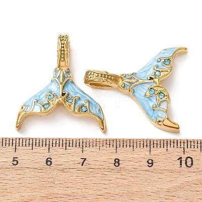 304 Stainless Steel Enamel Pendants STAS-Z193-10G-1