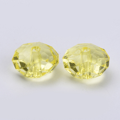 Transparent Acrylic Beads TACR-Q258-8mm-V21-1