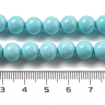 Synthetic Turquoise Beads Strands G-A255-A04-01B-1
