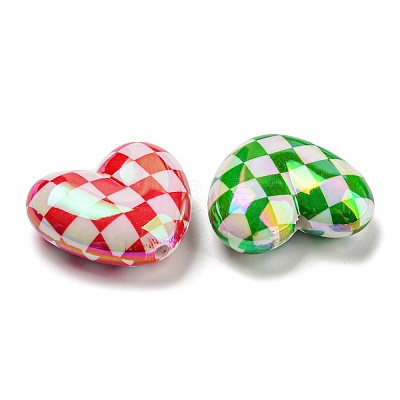UV Plating Opaque Acrylic Beads MACR-K350-04-1