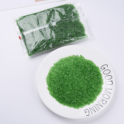 Transparent Glass Bugle Beads SEED-N005-001-C02-1