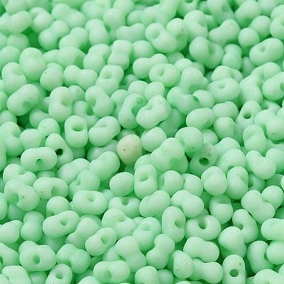 Glass Frosted Seed Beads SEED-K009-05B-05-1