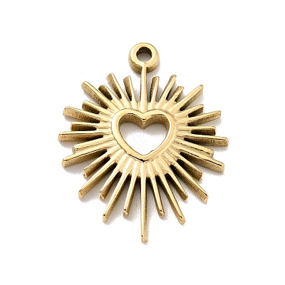 Ion Plating(IP) 304 Stainless Steel Glaze Manual Polishing Pendants STAS-G030-23G-1
