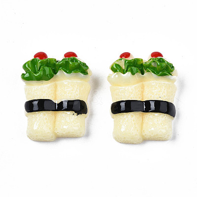 Opque Epoxy Resin Cabochons CRES-S358-56-1