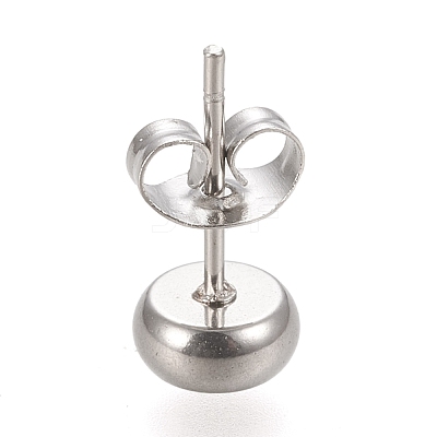 Non-Tarnish 304 Stainless Steel Stud Earring Settings STAS-K202-05A-P-1