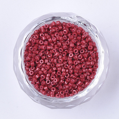 Glass Cylinder Beads SEED-Q036-01A-D18-1