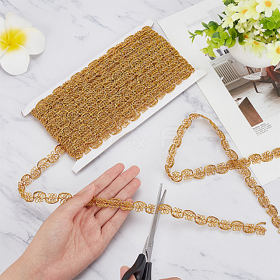 13M Filigree Polyester Lace Trim OCOR-WH0082-71A-1