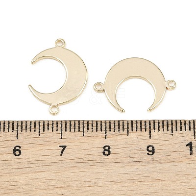 Brass Connector Charms KK-CBA0FFC-01G-1