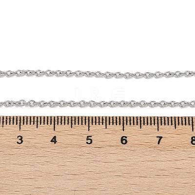 316 Surgical Stainless Steel Cable Chain Necklaces X-NJEW-JN01047-03-1