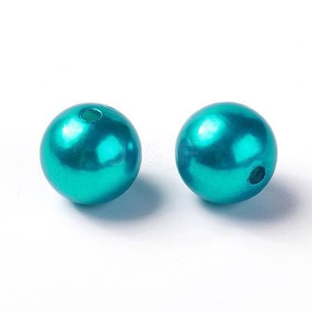 Imitation Pearl Acrylic Beads PL614-23-1