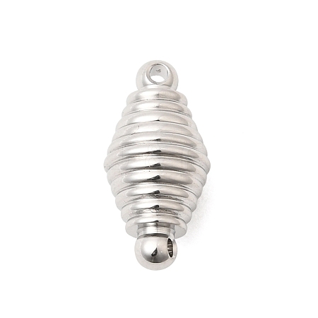 304 Stainless Steel Magnetic Clasps STAS-F350-04B-P-1