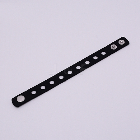 Kids Silicone Cord Bracelets BJEW-WH0011-02C-1